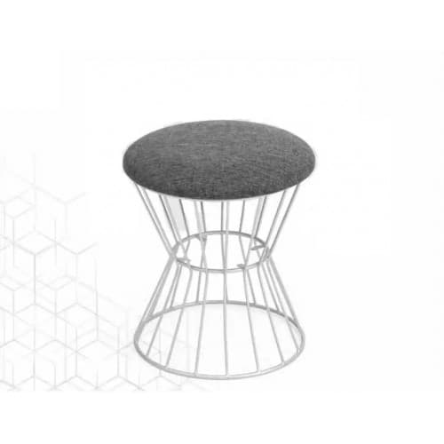 Hocker Fußhocker Würfel Luxus Möbel Design Stil Lounge Club Stoff