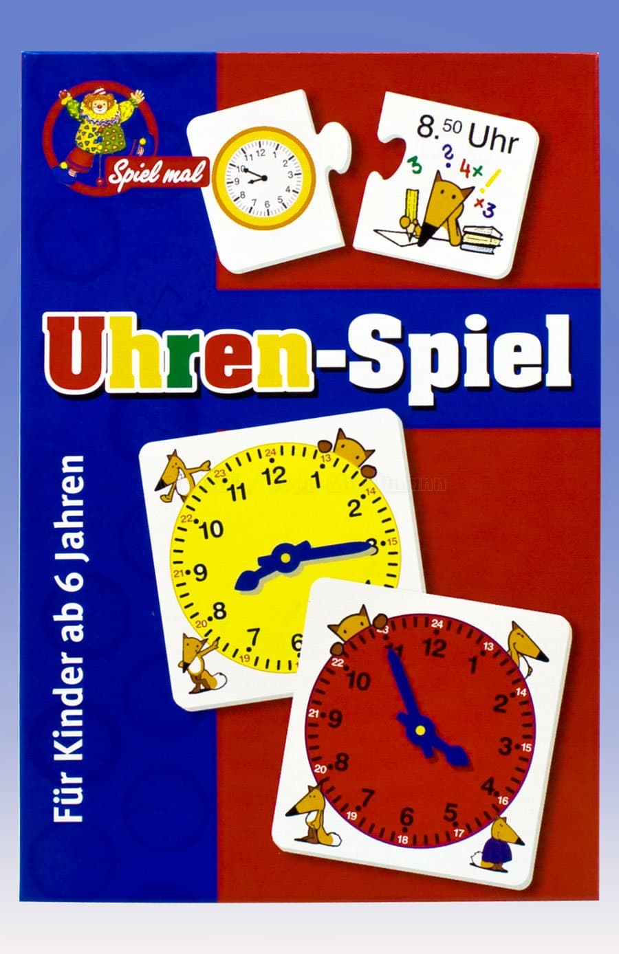 noris Spiel Mal-Uhren-Spiel-Lernspiel-My First Clock