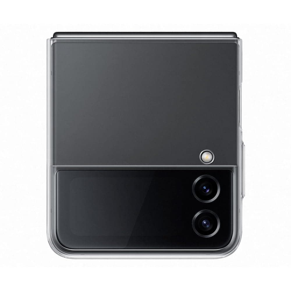 Samsung Clear Slim Cover EF-QF721 für Galaxy Z Flip4 | Smartphone Cover Handy-Hülle extra-dünn und griffig Schutz Case Transparent