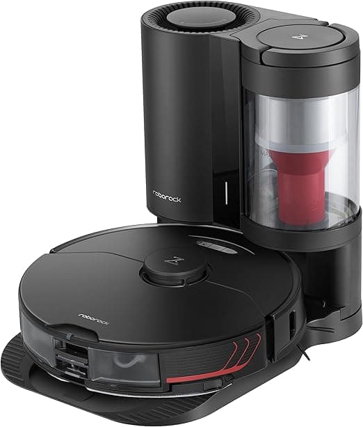 Roborock S7 MaxV Plus Saug-/Wischroboter [180 Minuten 400ml + 200ml 5100Pa] schwarz inkl. Absaugstation
