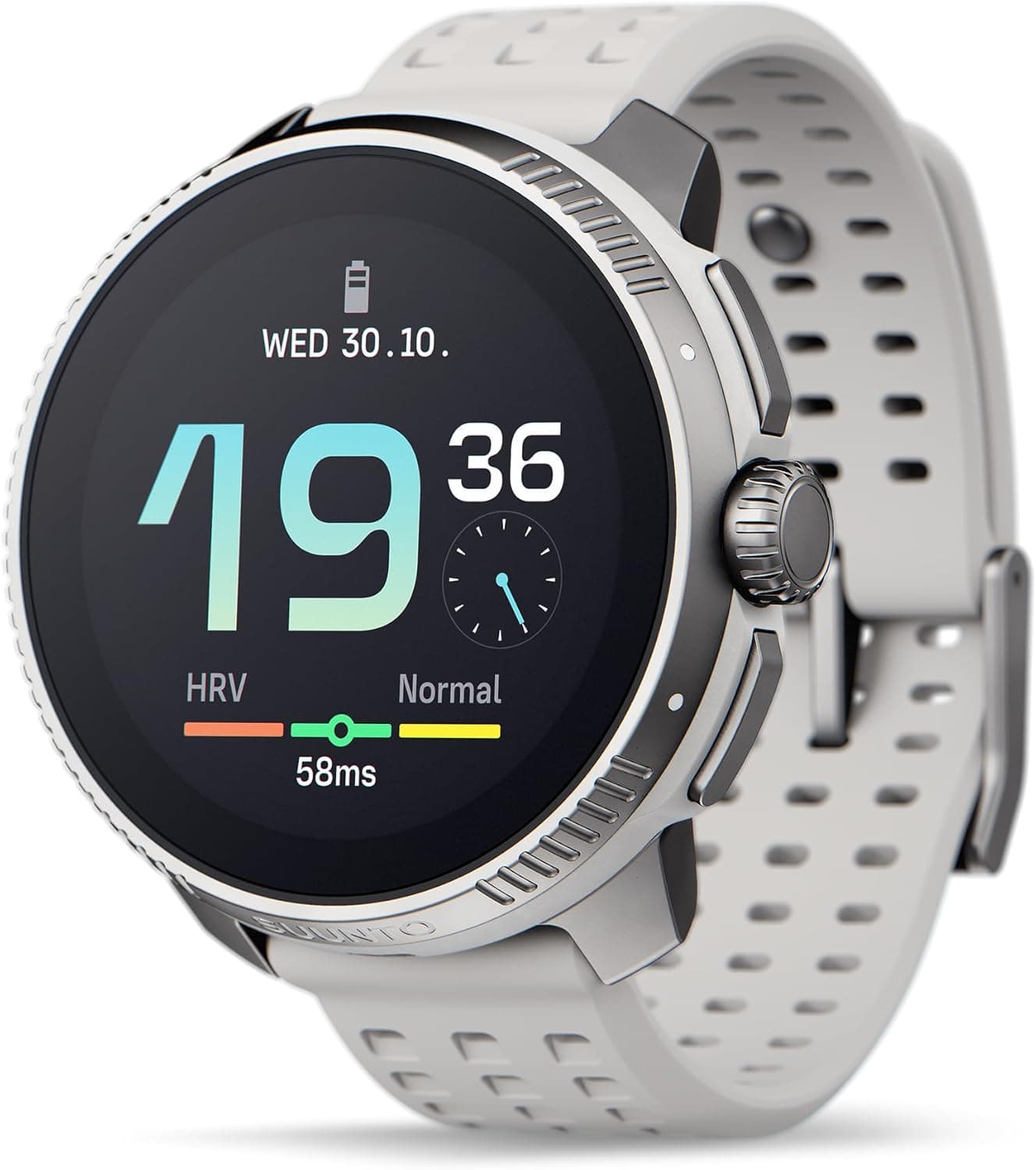 Suunto Race [inkl. Silikonarmband weiß] 49mm Edelstahlgehäuse birch