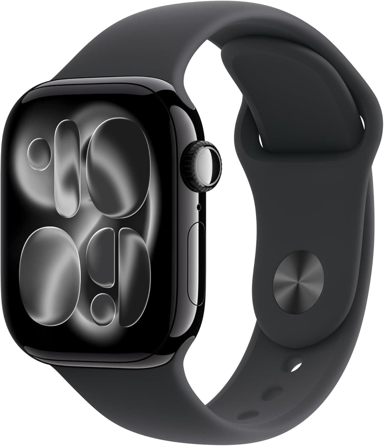 Apple Watch Series 11 [GPS + Cellular inkl. Sportarmband S/M schwarz] 42mm Aluminiumgehäuse diamantschwarz