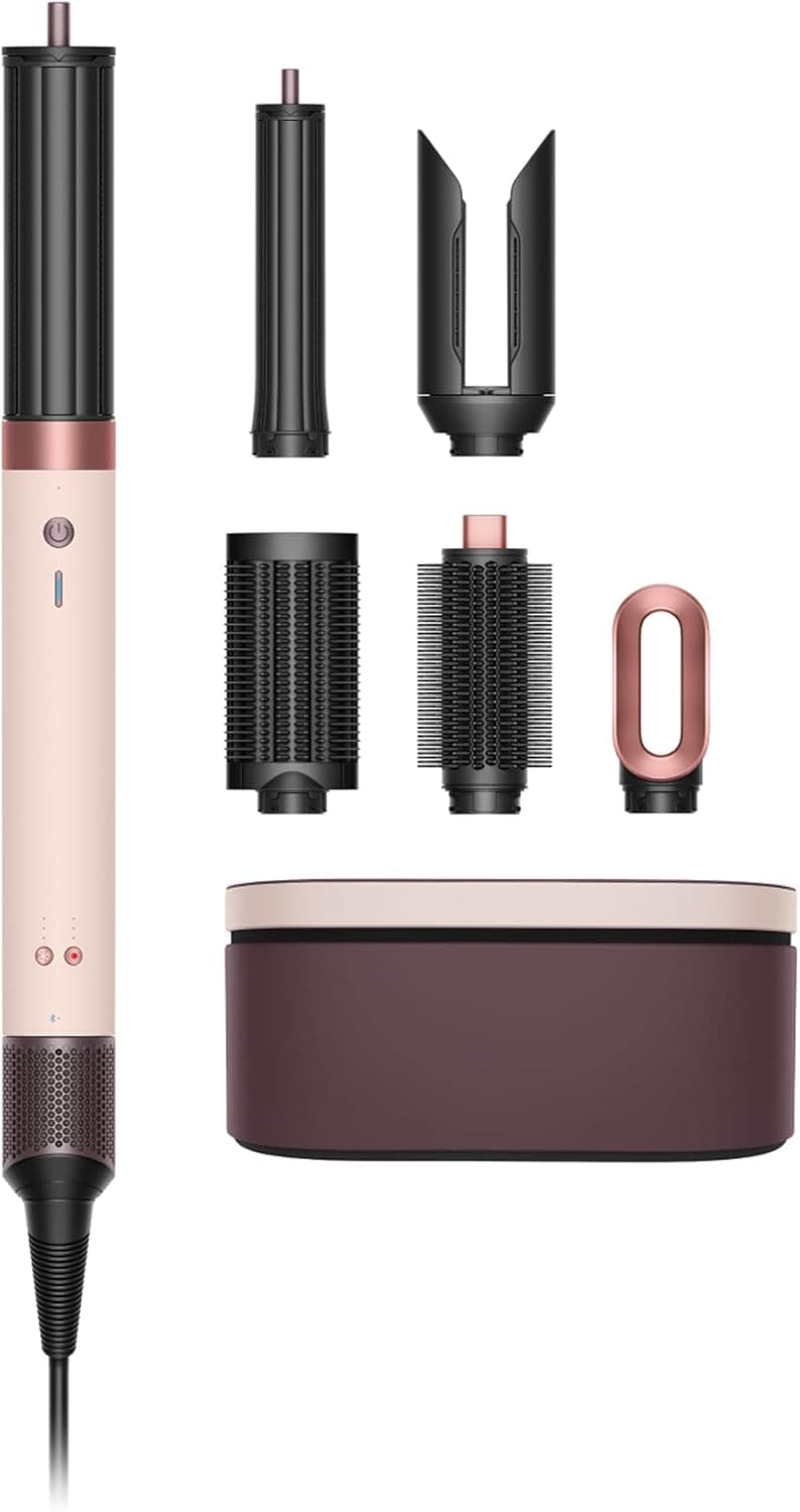 Dyson Airwrap Co-anda2x Straight & Wavy ceramic [inkl. 6 Aufsätze:  1x Bürstenaufsatz 1x Rundbürste 1x Glättaufsatz 1x Lockenstab 30mm 1x