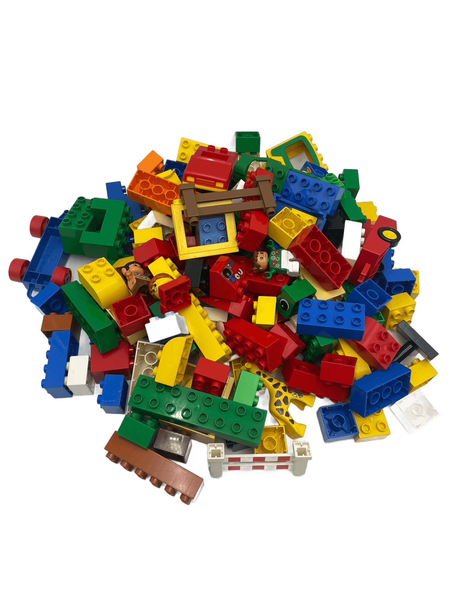 LEGO DUPLO 120x Bunte Bausteine Sondersteine zufällig Gemischte Formen & Größen