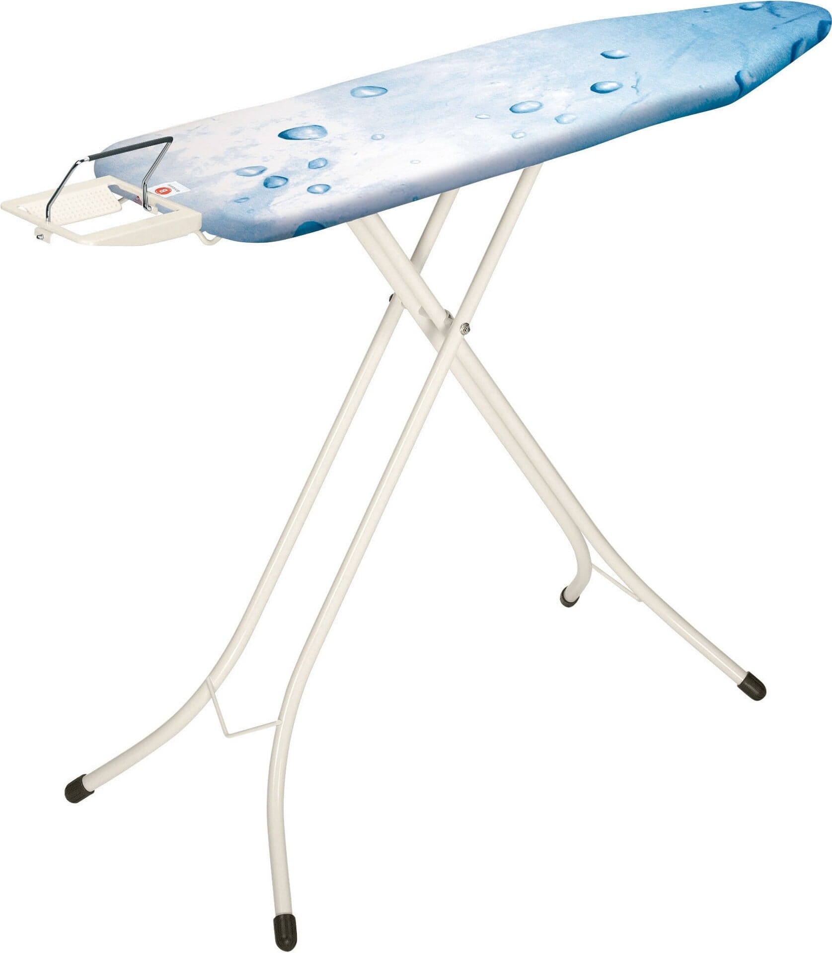 Brabantia Bügelbrett Gr. B ice water mit Ablage für Bügeleisen