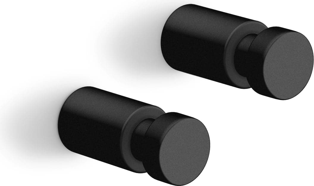Aivo Aufhänger 1,6 cm schwarz Stahl pulverbeschichtet 2 St.