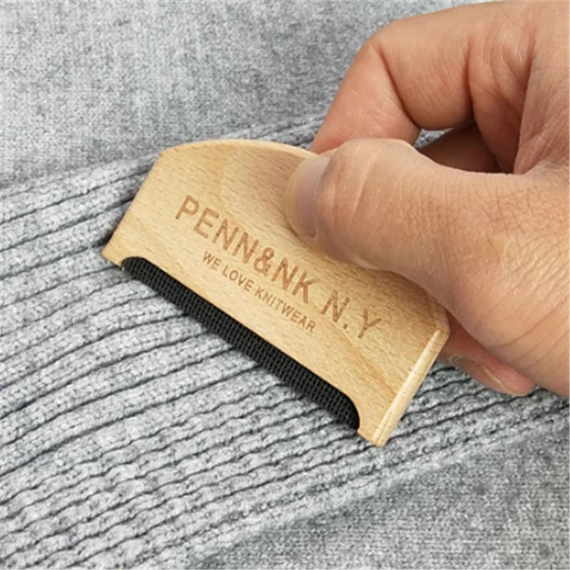 Holz Epilierer Pullover Kleidung Rasierer Stoff Kleidung Pullover Lint Remover Manuelle Tragbare Holz Lint Trimmer Kamm Rasierer