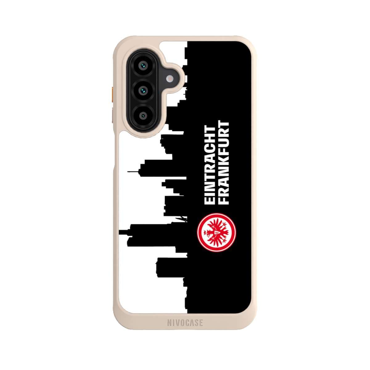 Samsung Galaxy A17 5G Handy NIVOcore sand Hülle Handyhülle NIVOcore Schutzhülle Sand Official Licensed Product Sge Eintracht Frankfurt