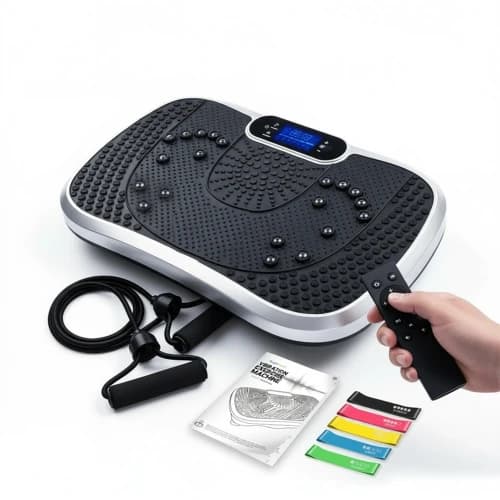 Trainingsgerät mit Vibrationsplatte für effektives Workout Mit integrierten Bluetooth-lautsprechern und Fernbedienung Online bestellen