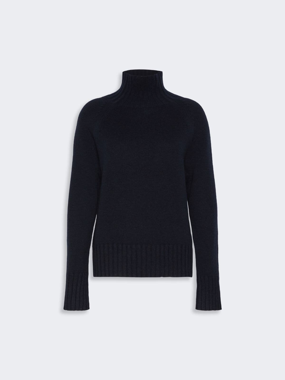 Max Mara Damen - Rollkragenpullover aus Wollgewebe und Kaschmir - Ultramarine - Größe XL