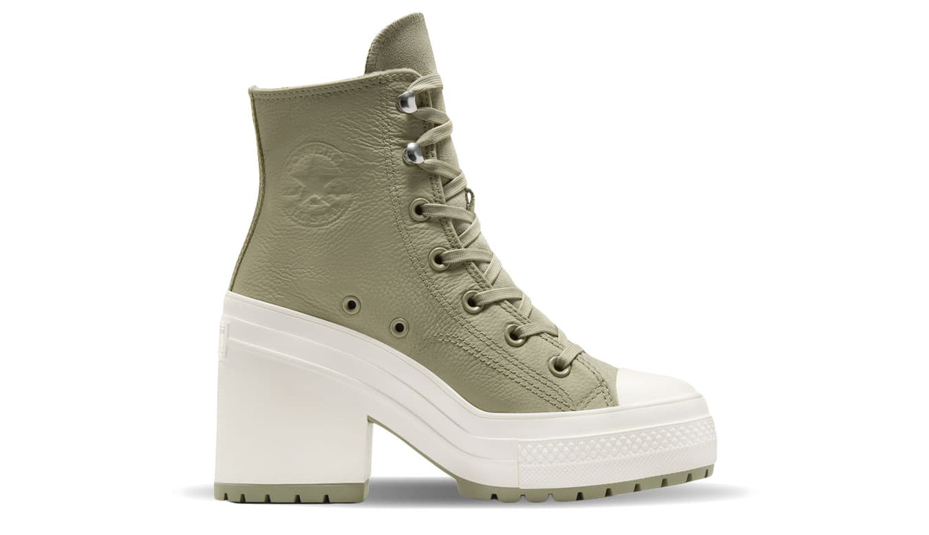Converse Chuck 70 De Luxe Heel Platform Water Repellent Damen - Sneaker Converse - Grün - A10378C-4.5 - Size: 4.5