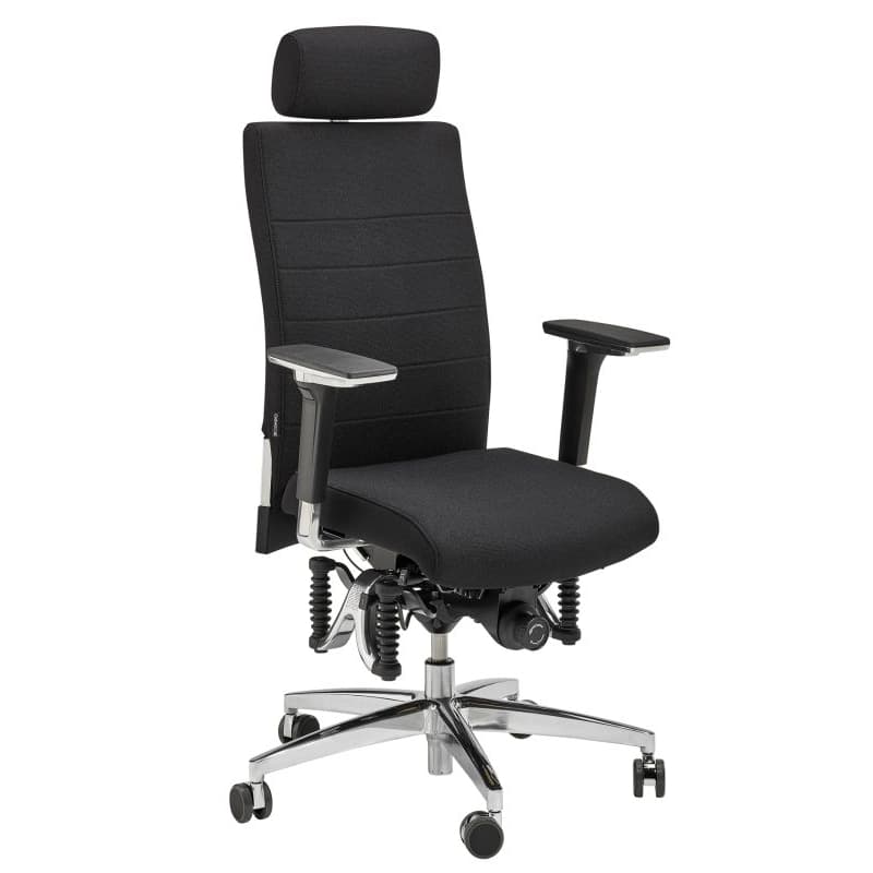 Haider BIOSWING 660 iQ Bestseller mit 3D Sitzwerk - Version 2026 - Ergonomisch und orthopädisch wirksamer Bürostuhl