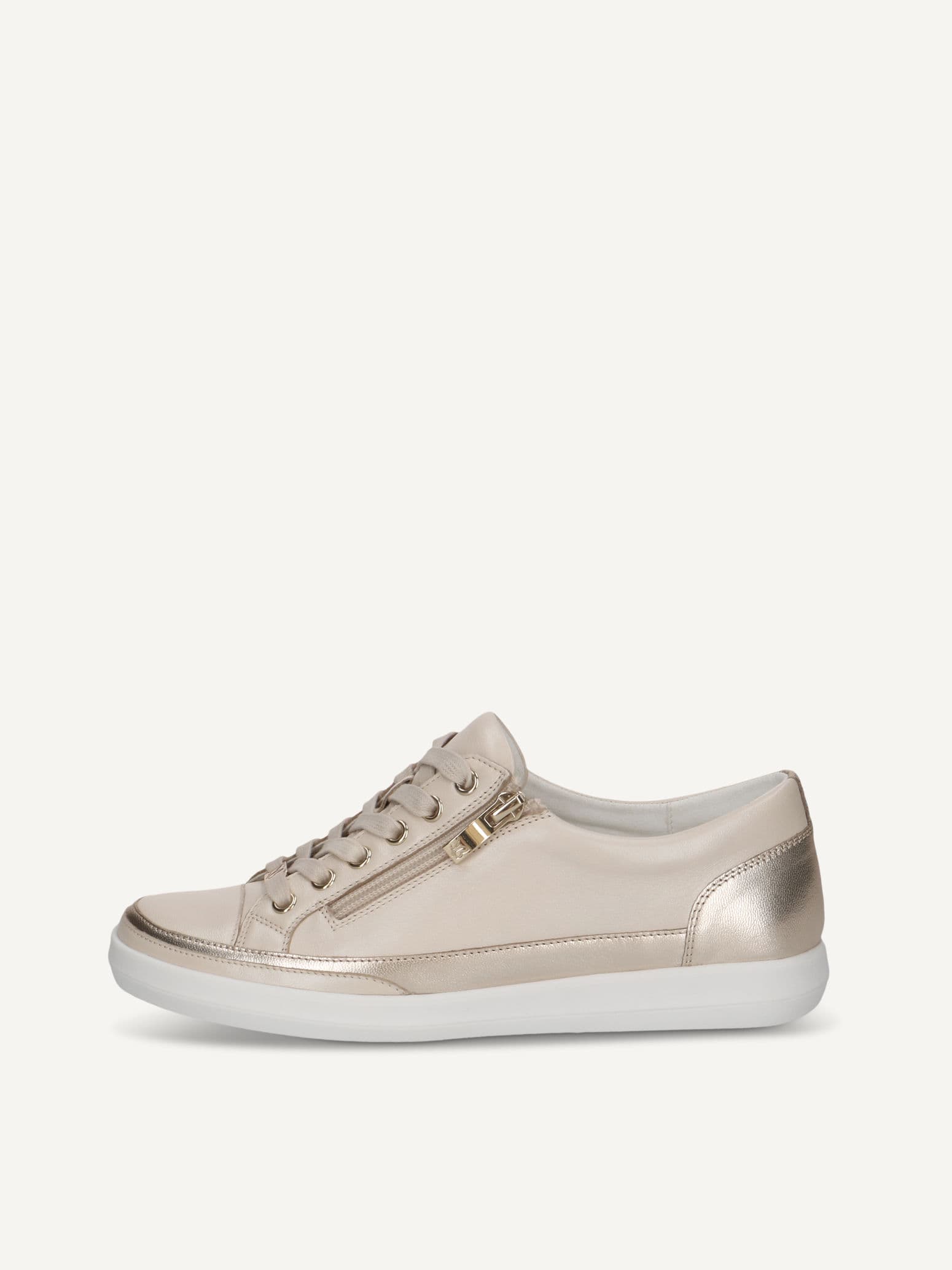 CAPRICE Sneaker, metallic, aus Leder , Gr. 38.5