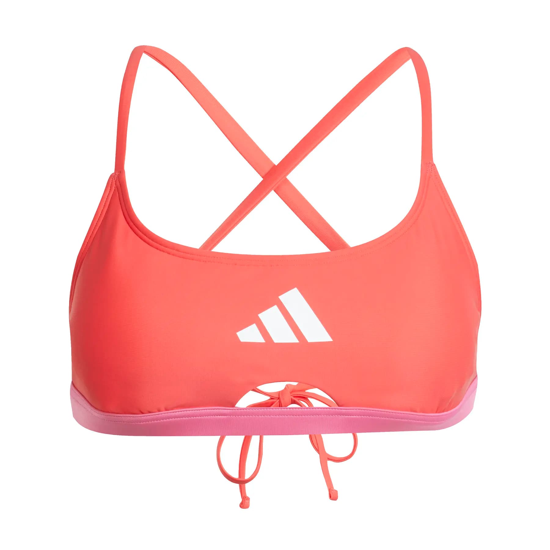 Bikini-Oberteil mit X-Rücken für Frauen adidas Colorblock