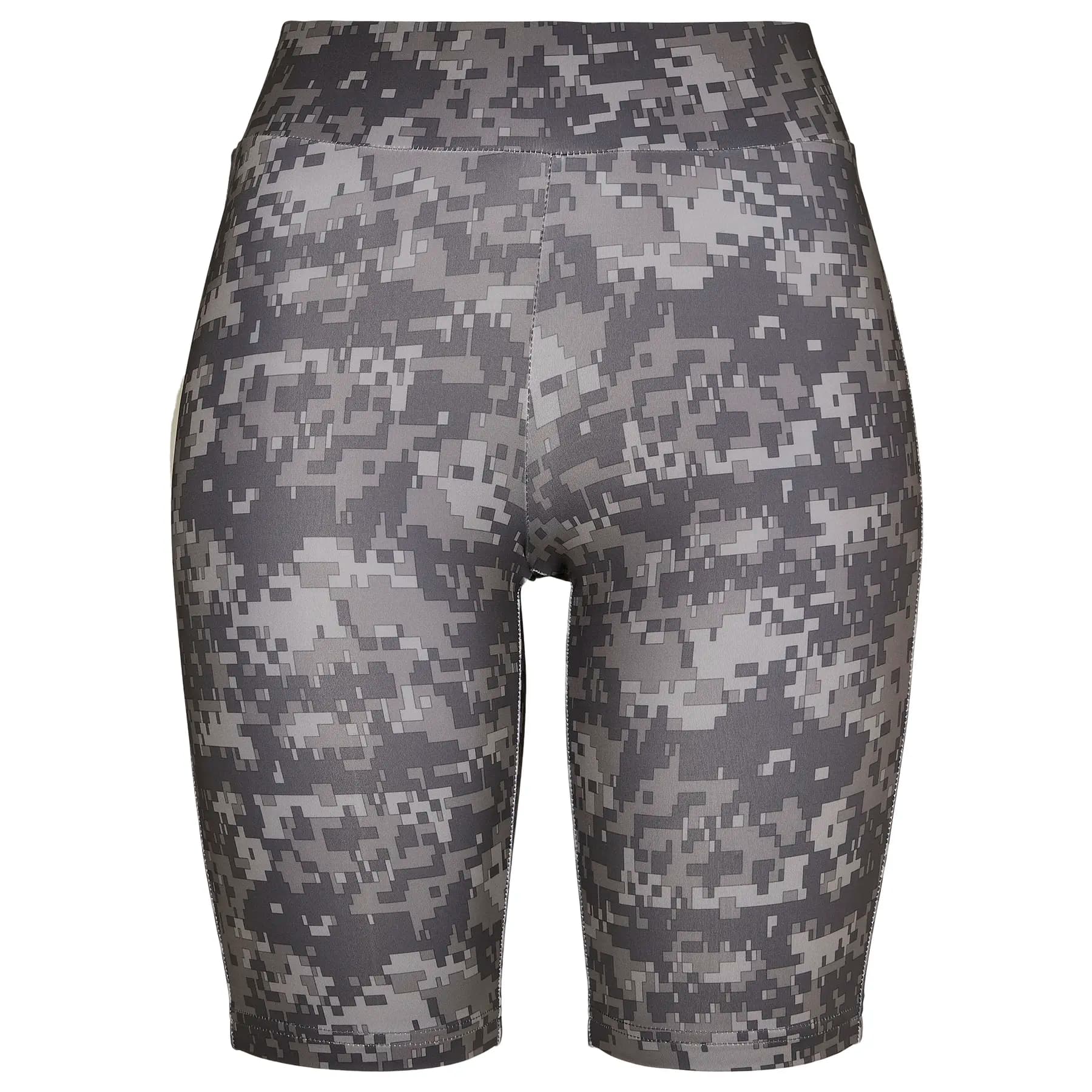 Radlerhosen für Frauen Urban Classics high waist camo tech
