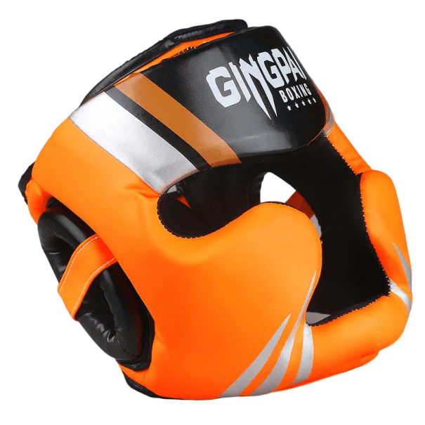 Boxhelm, schützender Boxhelm, Kopfschutz für Damen und Herren V320 orange L