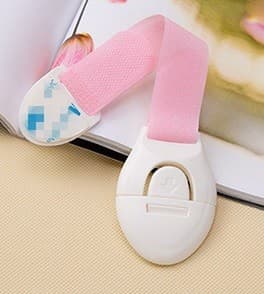 Sicherheitsschloss am Schrank - 10 Stk rosa