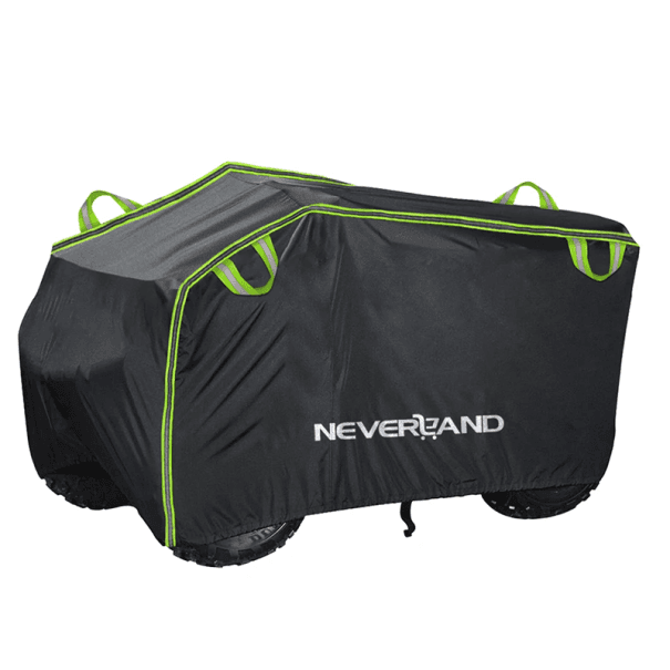 Wasserdichte ATV-Abdeckung 256 x 110 x 120 cm Strapazierfähige ATV-Plane Schutz vor Regen, Schnee, Staub, Sonne, UV-Strahlung grün