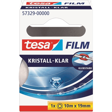 Tesa Klebefilm 10mx19mm kristallklar