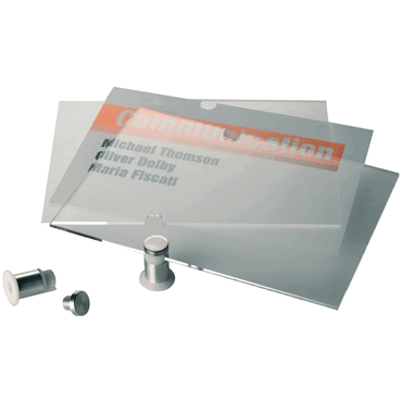 Durable Türschild Crystal Sign 297x420mm farblos