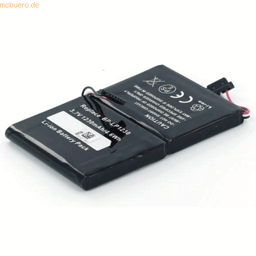 k.A. Akku für Becker Traffic Assist 7977 Li-Ion 3,7 Volt 1200 mAh schw