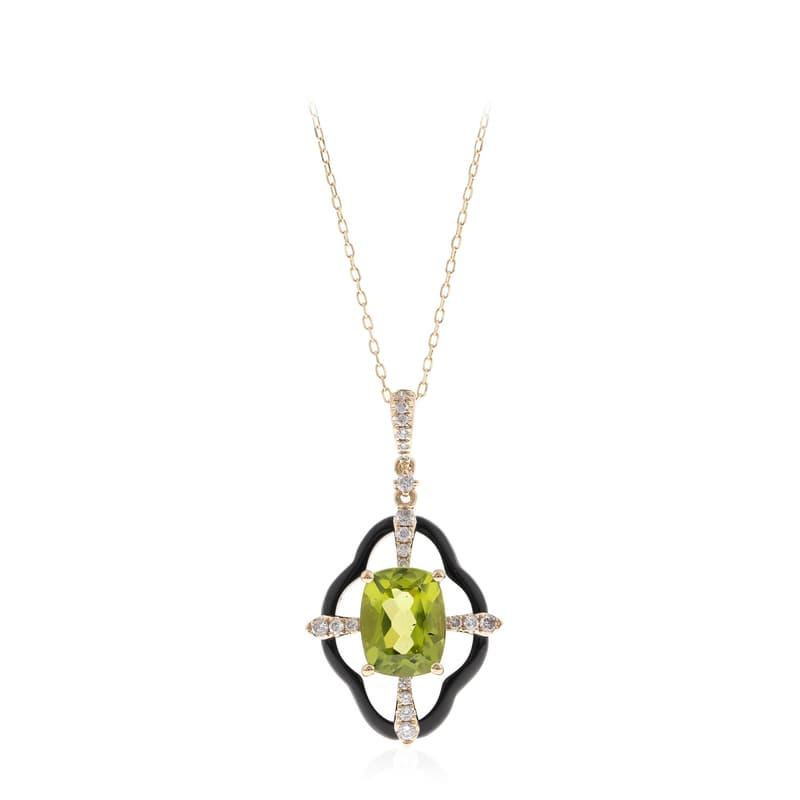 Dashihe-Peridot-Goldhalskette (CIRARI)