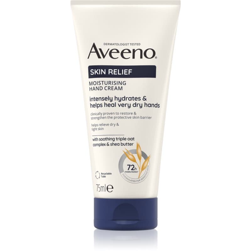 Aveeno Skin Relief Hand Cream feuchtigkeitsspendende Creme für die Hände 75 ml