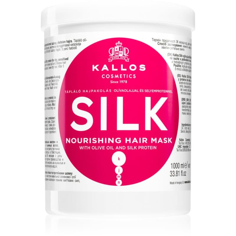 Kallos KJMN Professional Silk Maske für trockenes und empfindliches Haar 1000 ml