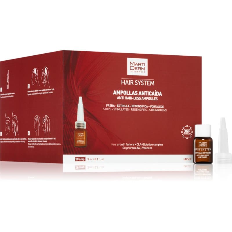 MartiDerm Hair System Anti Hair-Loss Ampoules Ampulle gegen Haarausfall 28 St.