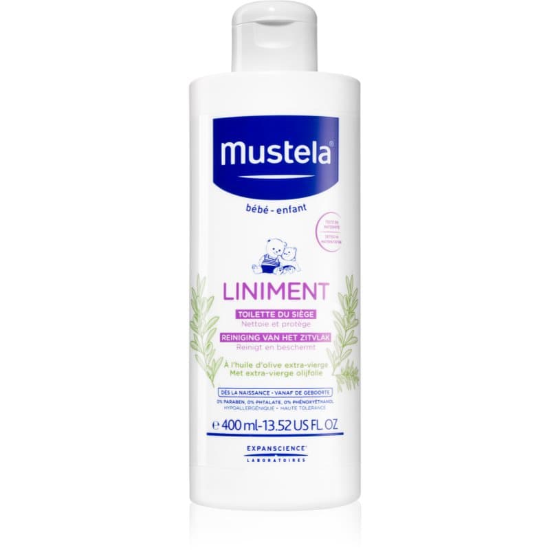 Mustela Bébé Liniment Reinigungsmilch für Kinder ab der Geburt 400 ml