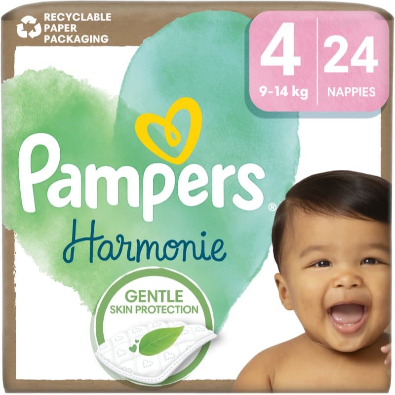 Pampers Harmonie Size 4 Einwegwindeln 9-14 kg 24 St.