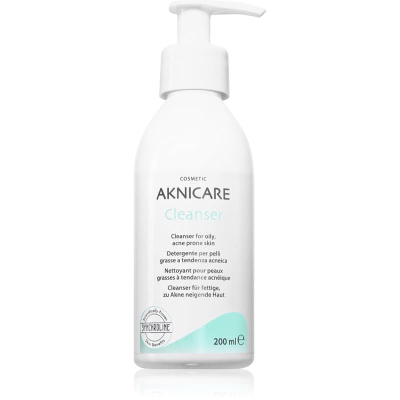 Synchroline Aknicare Cleanser Reinigungsgel zur Reduktion der Talgproduktion für problematische Haut, Akne 200 ml