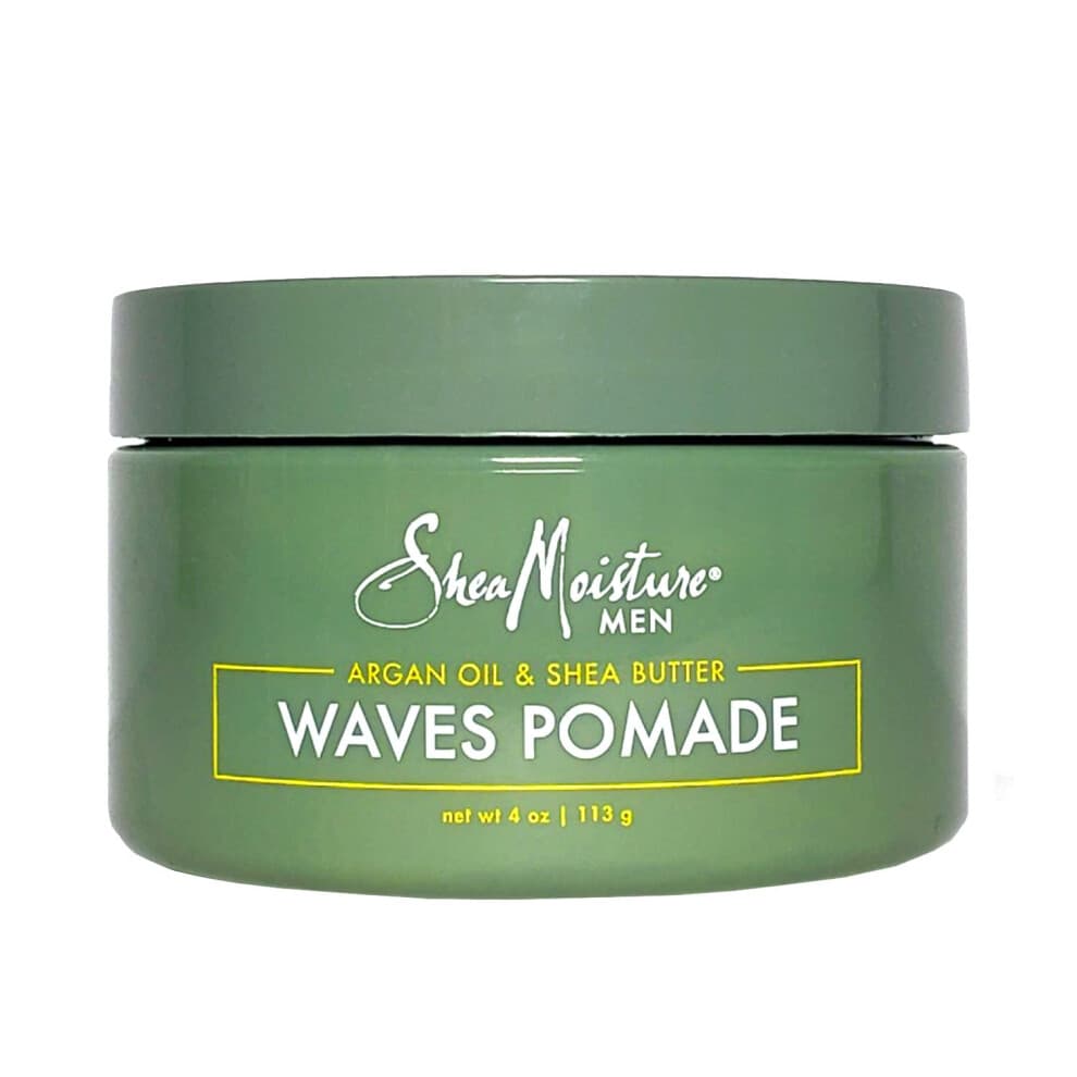 SheaMoisture Men Waves Pomade Argan l und Sheabutter Haarpflege-Stylingprodukt fur Frizz-Kontrolle und Wellen Styling-Haarwachs fur Manner 4