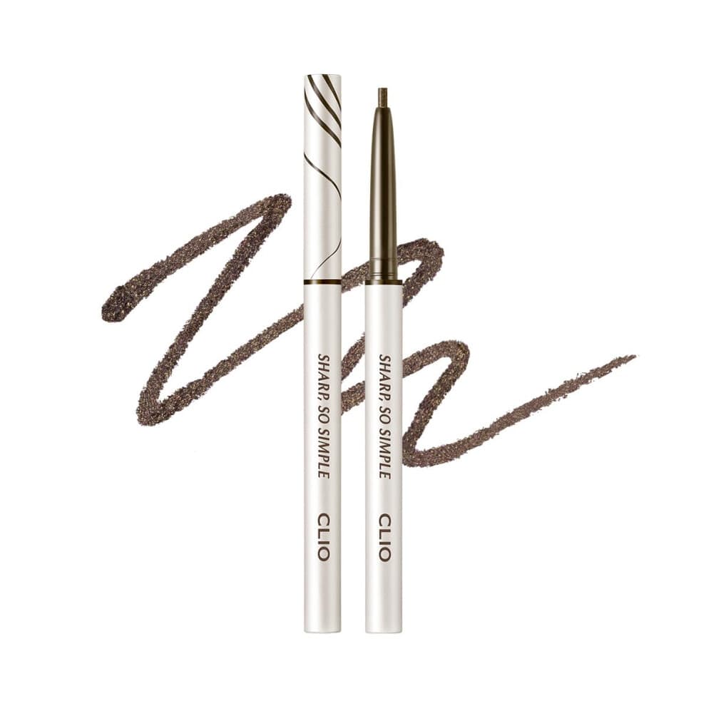 CLIO Sharp So Simple, wasserfester Kajalstift, Liner, Kajalstift, satte, hyperpigmentierte Farbe, sanfte, cremige Anwendung, lang anhaltendes, ma