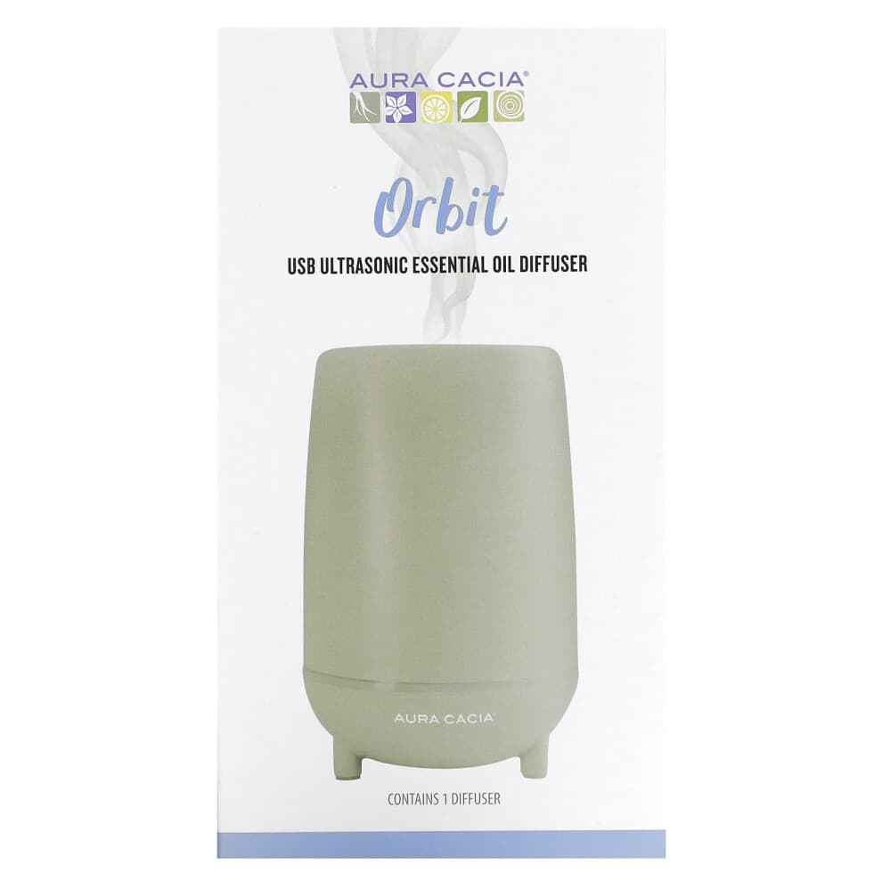 Aura Cacia, Orbit, USB Ultraschall Ätherisches Öl Diffusor, 1 Stück