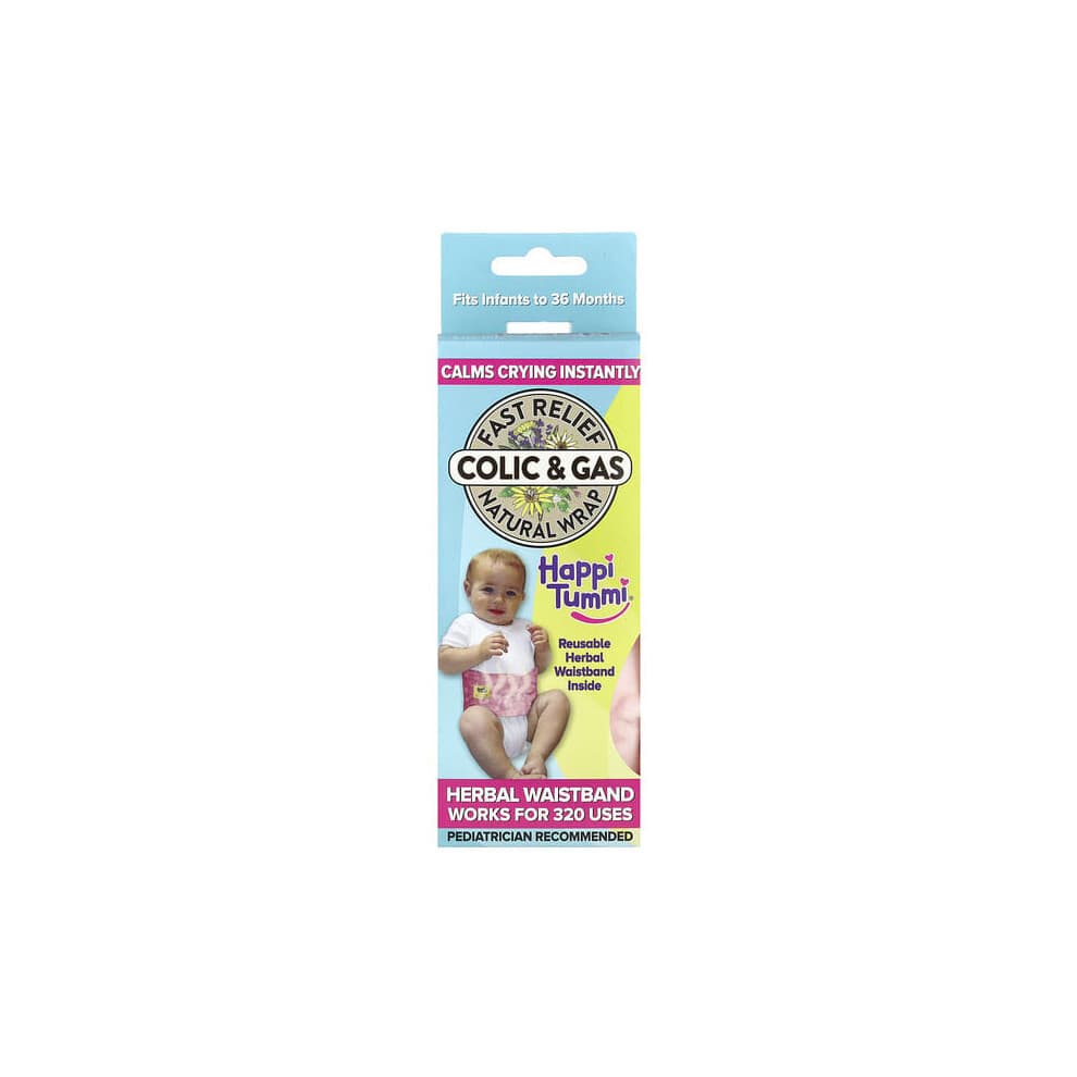 Schnelle Linderung Kolik & Gas, Naturumschlag, Babys bis 36 Monate, Rosa