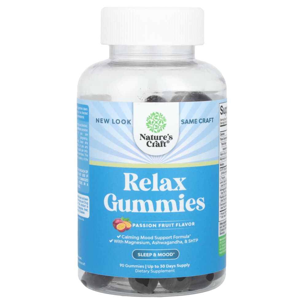 Nature's Craft, Entspannungs-Gummis, Maracuja, 90 Gummis