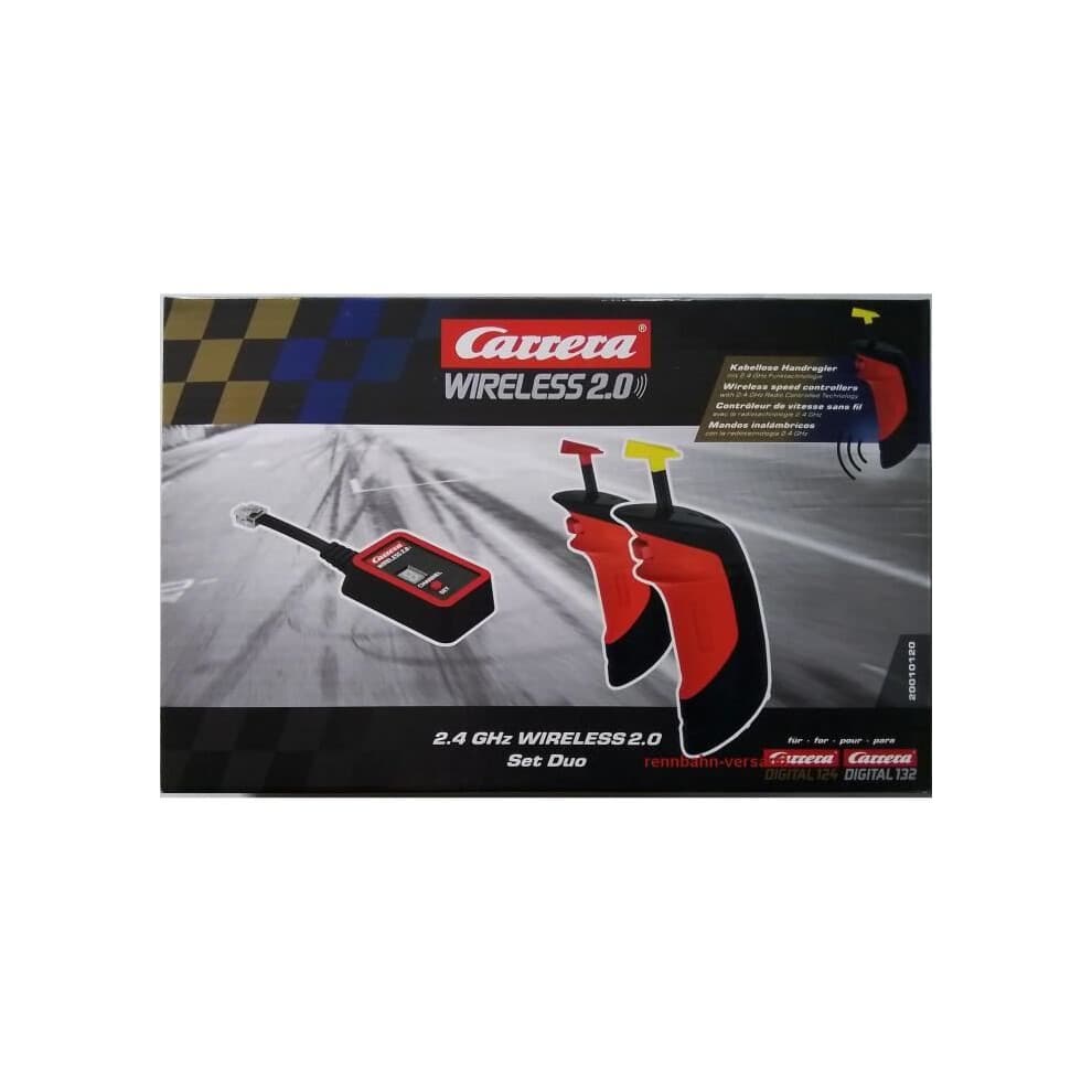 Elektro-Rennspielzeug - Carrera - Wireless 2.0 - 2 Autos - 2 Controller - 1 Ladestation