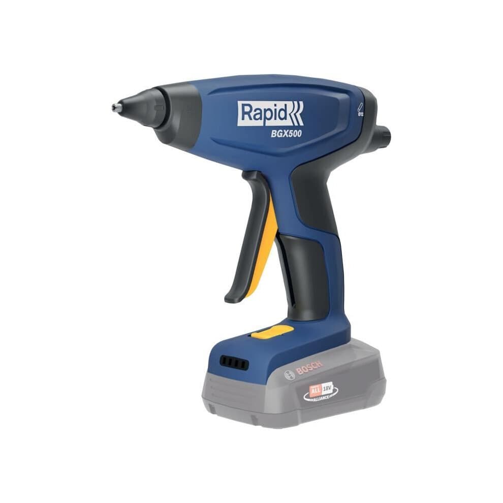 Heißklebepistole - RAPID - BGX500 - 18V Batterie 900g/h - Für Heißkleber Ø12mm - Box ohne Batterie - (5001517)