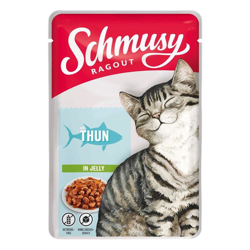 Finnern Schmusy Ragout Pouch, Thunfisch in Jelly, 100g