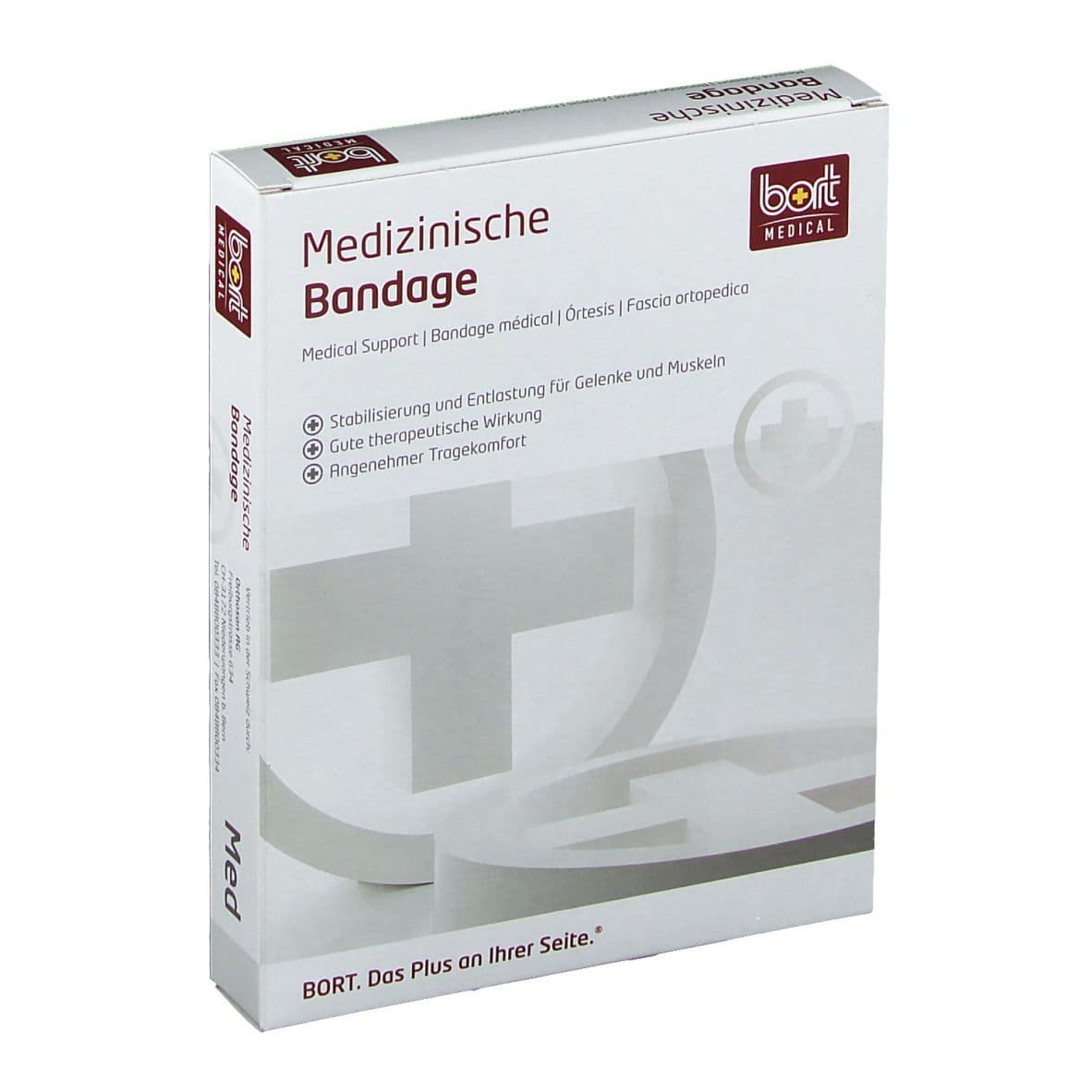 Bort Handgelenkstütze m.eingef.Daumenaussp.L blau 1 St Bandage(s)