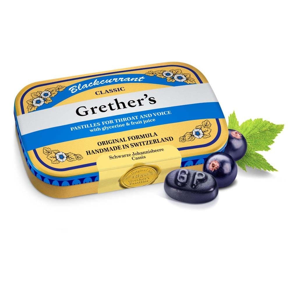 Grethers Blackcurrant Gold zh.Past.Dose 60 g Pastillen