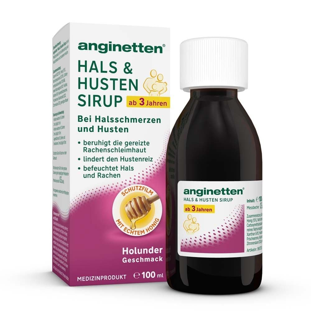 Anginetten Hals & Husten Sirup 100 ml