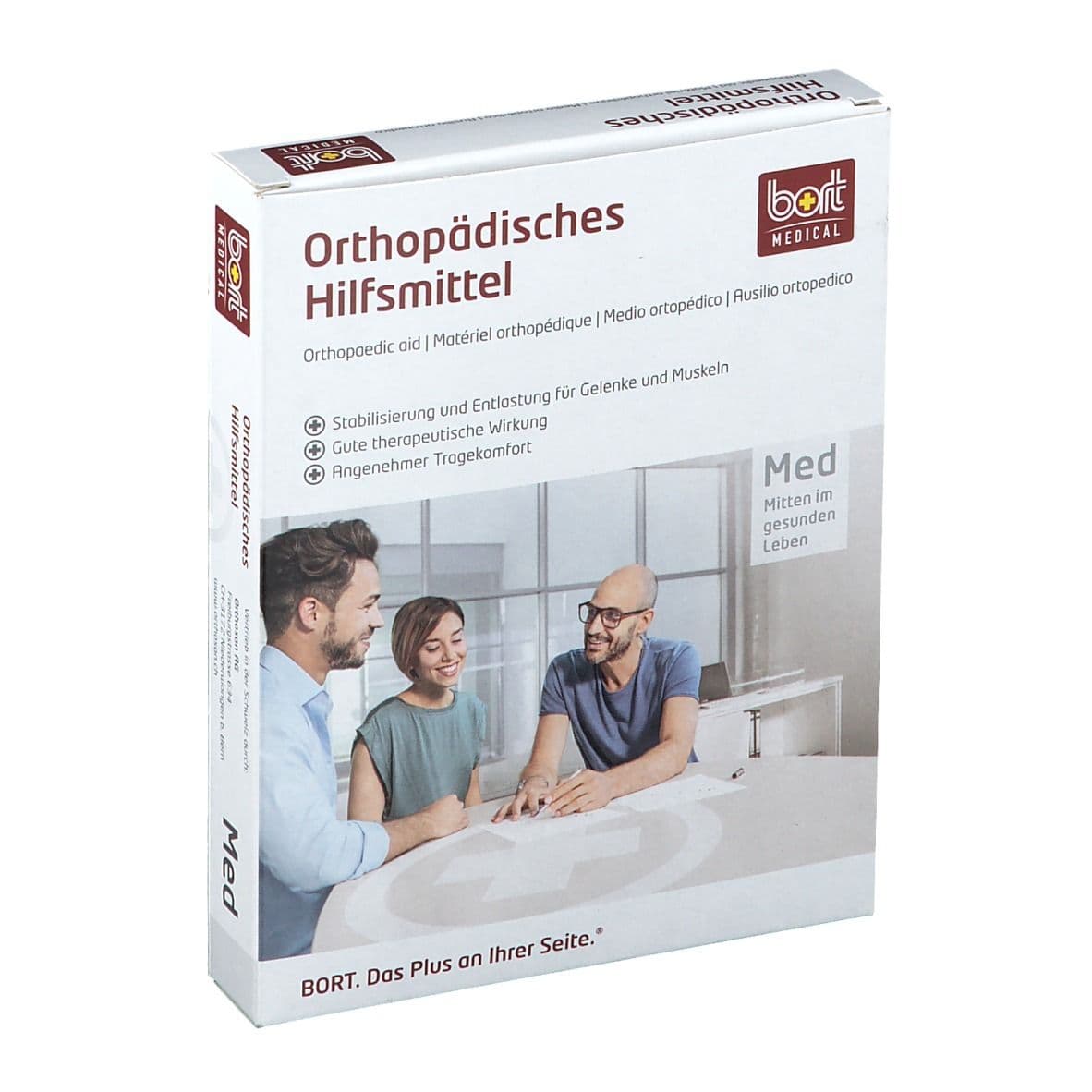 Bort Kniebandage L schwarz 1 St Bandage(s)