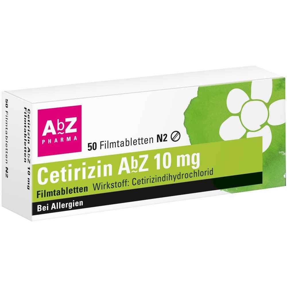 Cetirizin AbZ 10 mg Filmtabletten 50 St