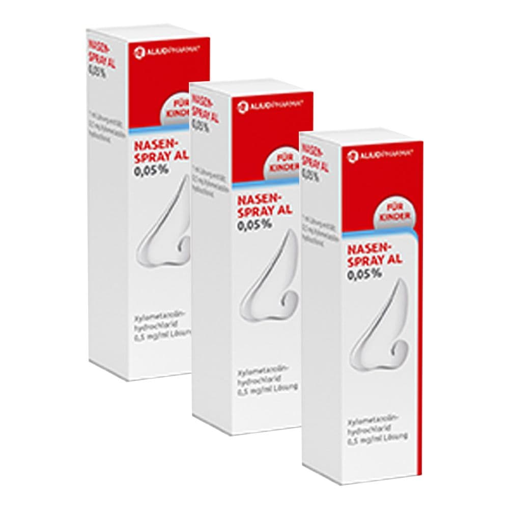 Nasenspray AL 0,05% x3 3x10 ml Lösung