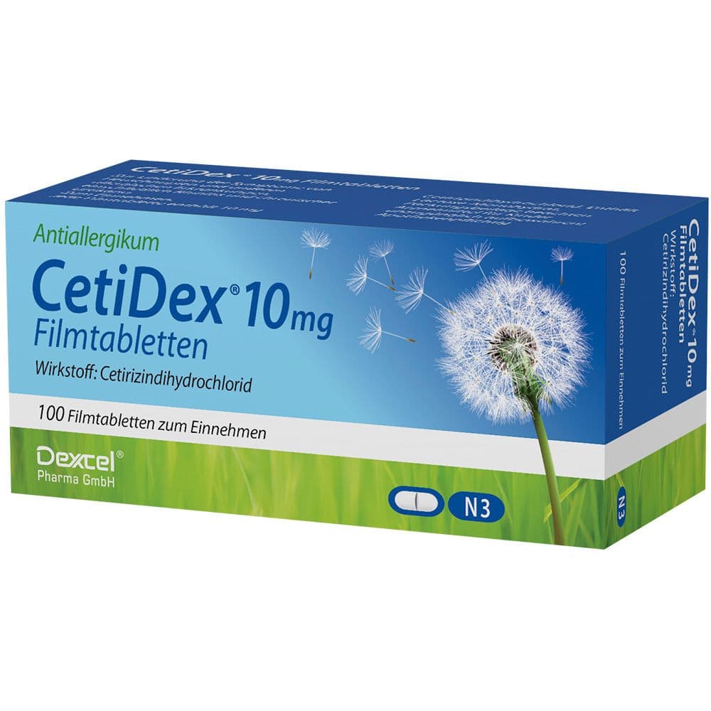 Cetidex 10 mg Filmtabletten 100 St