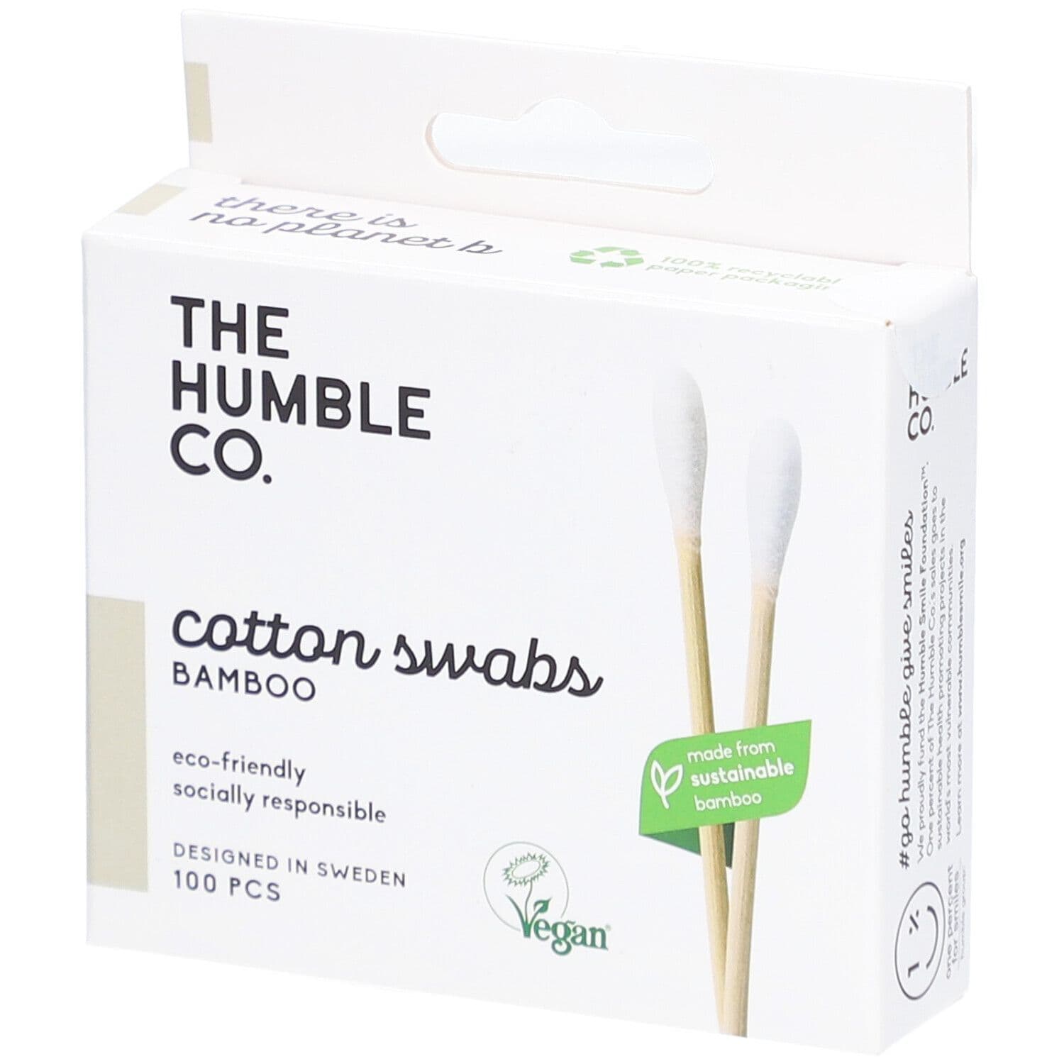 Humble Coton Tige Bamboo 100 St Stäbchen