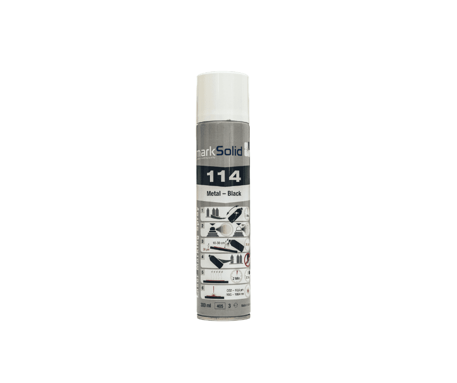markSolid 300ml Lasermarkierspray für Metall, 2er Pack