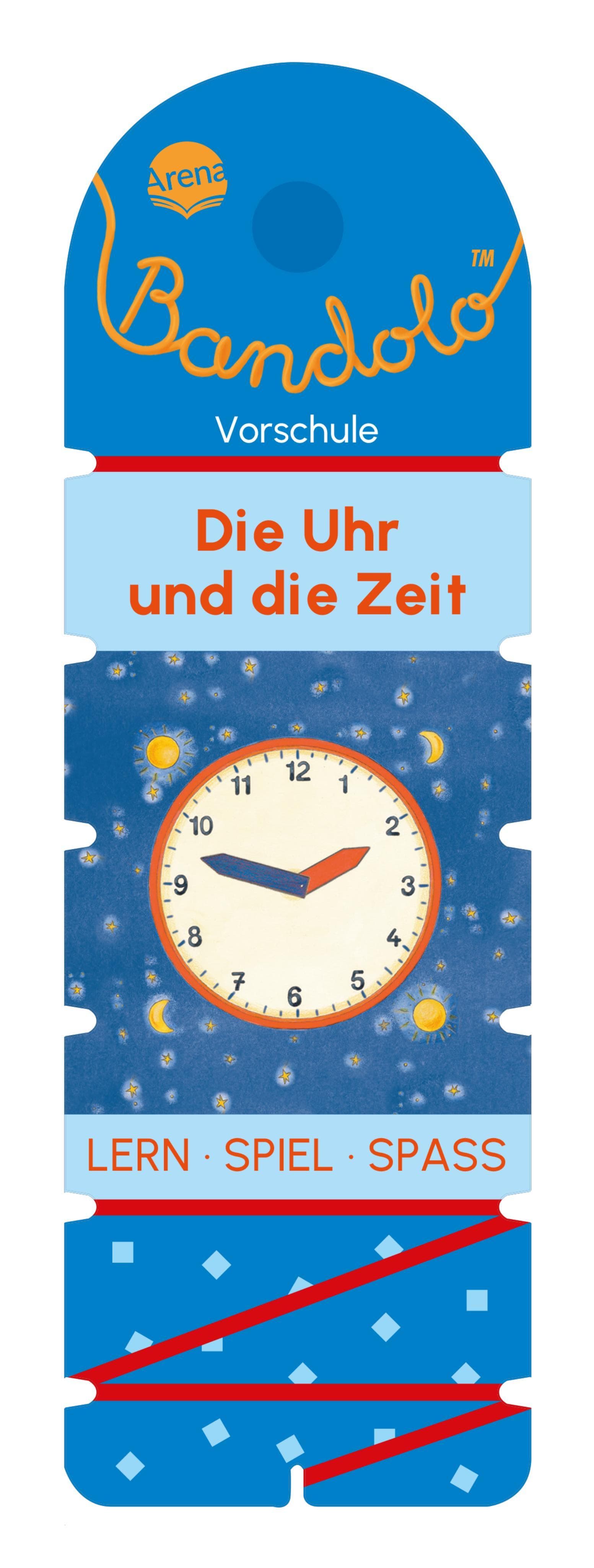 Bandolo. Die Uhr und die Zeit: Lernspiel mit Lösungskontrolle für Kinder ab 5 Jahren